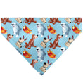 Load image into Gallery viewer, Pet Bandana - Disney Princess Dogs 4-Dog Group Collage/Paws Blues
