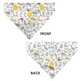 Load image into Gallery viewer, Pet Bandana - Winnie the Pooh Balloon Pose and Foliage Collage Beige/Black/Yellows
