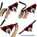 Load image into Gallery viewer, Pet Bandana - Mickey Mouse Face Character Close-Up Red
