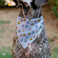 Load image into Gallery viewer, Pet Bandana - Mickey Mouse Ears Icon Scattered White
