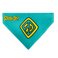 Load image into Gallery viewer, Pet Bandana - Scooby Doo Logo Centered and Collage Blue/Yellow
