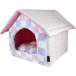 Parisian Pet 'Cotton Candy House' (S) for Dogs & Cats - Cozy, Durable, Lightweight Pink Pet House for Small Pets, Washable Design