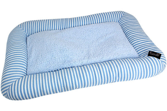 Parisian Pet 'Malibu Mat' - Comfortable, Luxury, Washable, Durable Blue Pet Mat for Dogs & Cats, Lightweight and Cozy