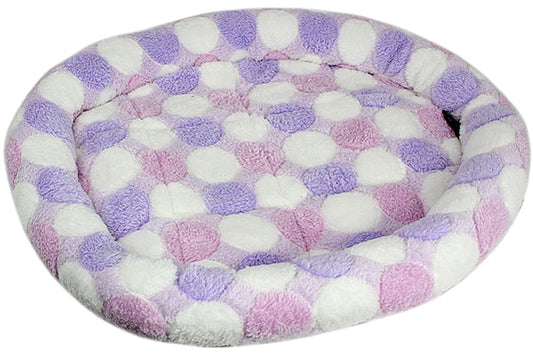 Parisian Pet 'Cotton Candy Mat' - Comfortable, Travel-Friendly, Luxury, Washable Pink Pet Mat for Medium Dogs & Cats