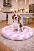 Load image into Gallery viewer, Parisian Pet 'Cotton Candy Mat' - Comfortable, Travel-Friendly, Luxury, Washable Pink Pet Mat for Medium Dogs & Cats
