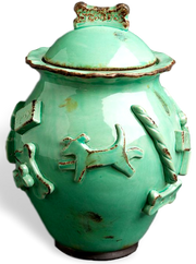 Dog Treat Jar - Green