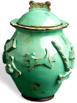 Dog Treat Jar - Green