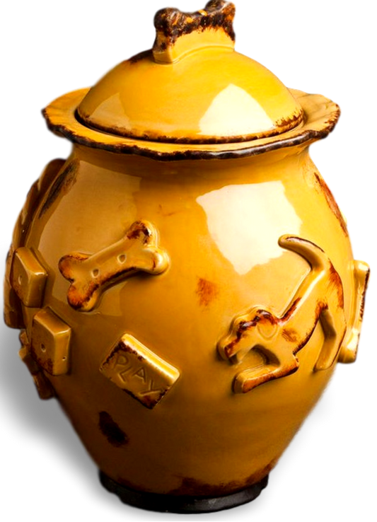 Dog Treat Jar - Caramel