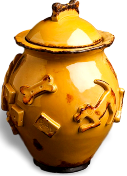 Dog Treat Jar - Caramel