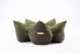 Load image into Gallery viewer, OULU X PEHOM - CUDDLE PET PILLOW BED- Navy Blue / Olive Green / Canyon Brown

