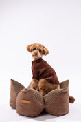 Load image into Gallery viewer, OULU X PEHOM - CUDDLE PET PILLOW BED- Navy Blue / Olive Green / Canyon Brown
