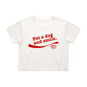 Pet A Dog And Smile | Crop Tee