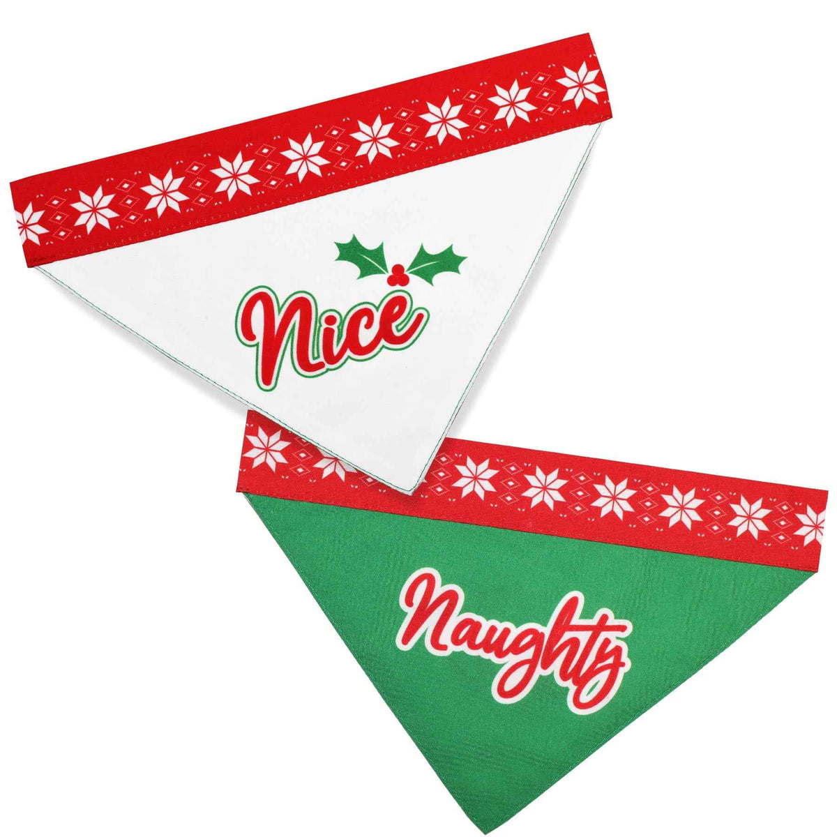 X-mas Reversible Dog Bandana