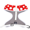 Load image into Gallery viewer, Disney Pet Harness, Minnie Mouse Face and Polka Dots Red White
