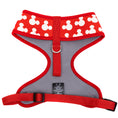Load image into Gallery viewer, Pet Harness - Mickey Mouse Ears  Icon All Over Red/White
