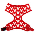 Load image into Gallery viewer, Pet Harness - Mickey Mouse Ears  Icon All Over Red/White
