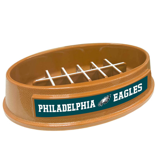 Philadelphia Eagles Football Slow Feeder Bowl