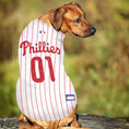 Load image into Gallery viewer, Philadelphia Phillies Dog Jersey - w/red stripes
