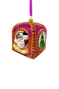 Load image into Gallery viewer, Pink Panettone Polish Glass Ornament - Southlake Paws
