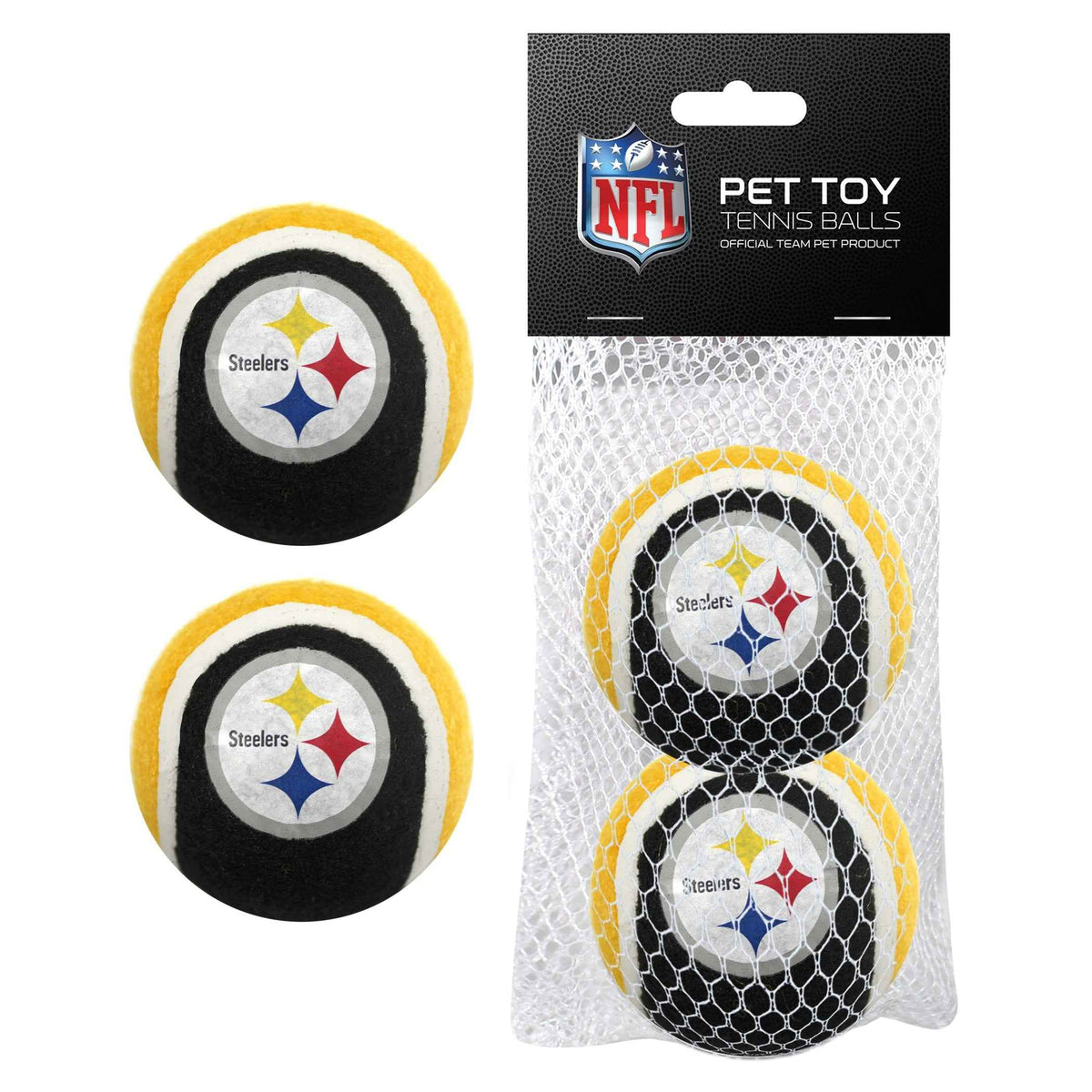 Pittsburgh Steelers 2pc Tennis Balls