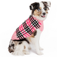 Load image into Gallery viewer, Derby Pink Plaid Dog Sweater
