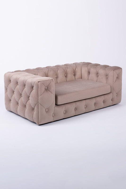The Royal Luxury Pet Bed in Dark Brown Beige