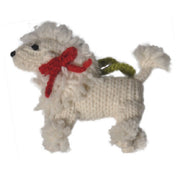 White Poodle Dog Ornament