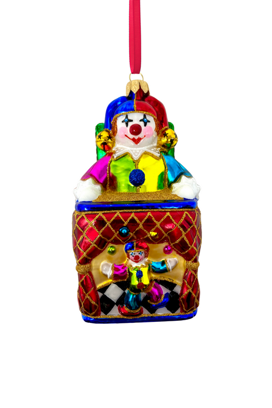 Pop! Jack In The Box Toy Polish Glass Christmas Ornament - Southlake Paws