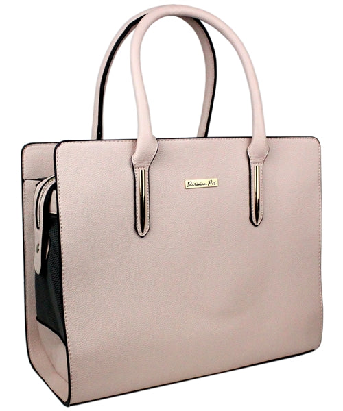 Parisian Pet 'Mallorca Carrier' for Dogs & Cats – Comfortable Beige Pet Carrier, Durable for Travel