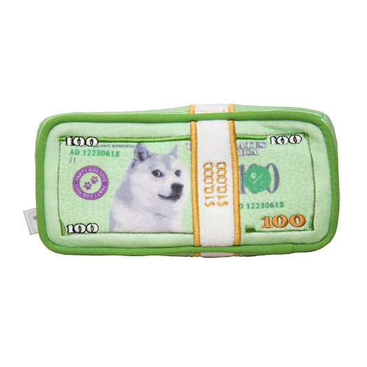 CASH IS KING PLUSH DOG TOY - Southlake Paws
