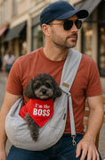 Load image into Gallery viewer, Parisian Pet - 'Gray Sling Carrier' for Dogs & Cats - Hands-Free Pet Transport Solution

