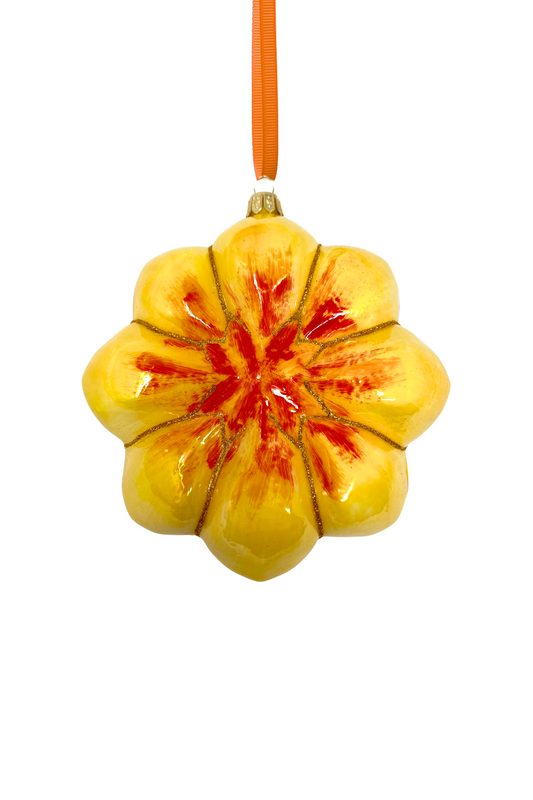 Pucker Up Buttercup Polish Glass Ornament - Southlake Paws