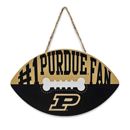 Purdue Football Shape Sign