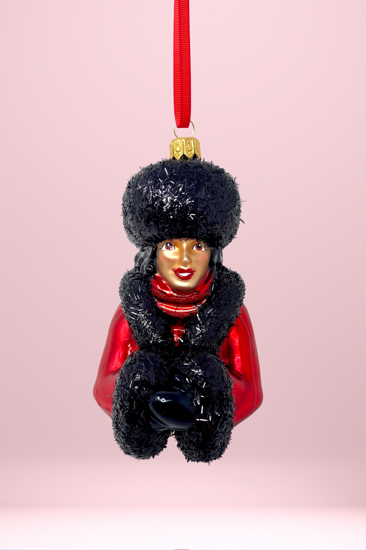 Ebby Glass Christmas Ornament - Southlake Paws