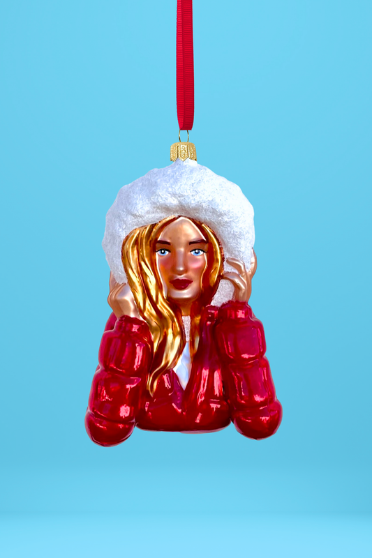 Emily Glass Christmas Ornament - Southlake Paws