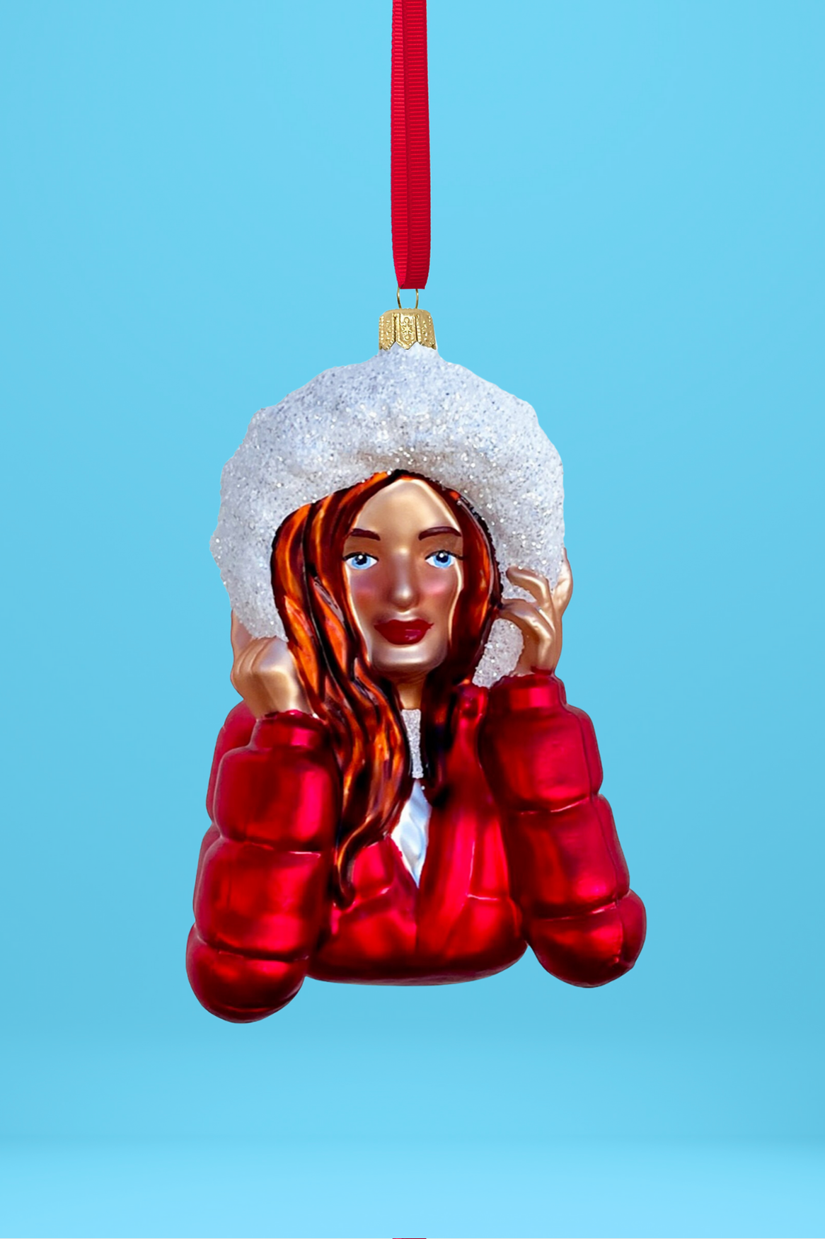 Olivia Glass Christmas Ornament - Southlake Paws