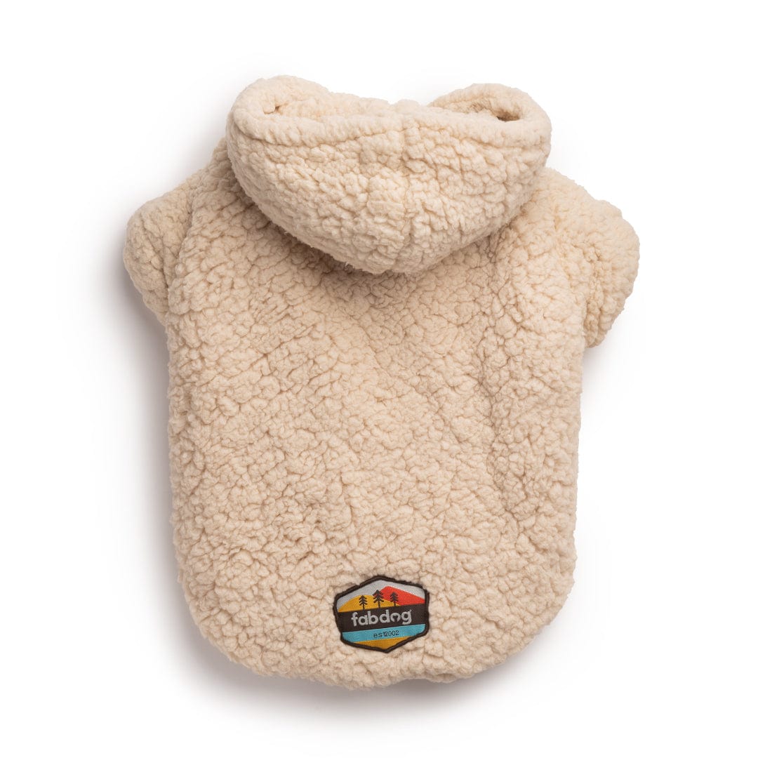 Cream Sherpa Hoodie - Southlake Paws