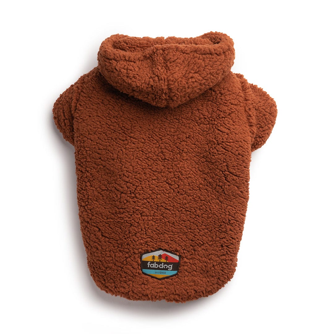 Rust Sherpa Hoodie - Southlake Paws
