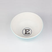 Pale Blue And Pappa Dog Food Bowl