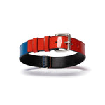 Patent Leather Rugby Dog Collar