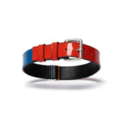 Patent Leather Rugby Dog Collar