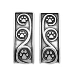 Paw Print Hoop Earrings, Journey Paws