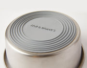 Slow Feeder Dog Bowl Orange - Anti Slip Stainless Steel