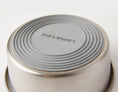 Load image into Gallery viewer, Slow Feeder Dog Bowl Blue by Southlake Paws, featuring an anti-slip stainless steel design with a ribbed surface.
