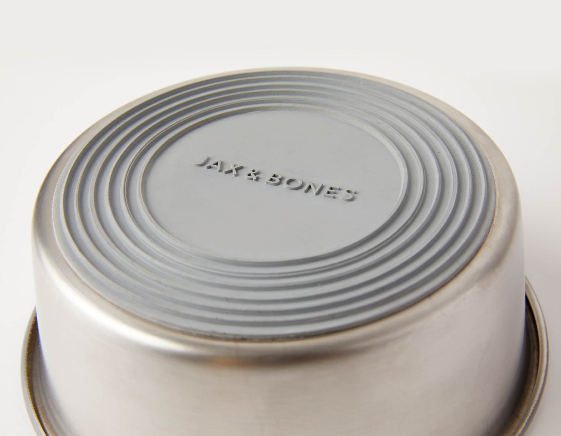 Slow Feeder Dog Bowl Blue by Southlake Paws, featuring an anti-slip stainless steel design with a ribbed surface.