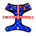 Load image into Gallery viewer, Red, White & Bark Reversible Harness - Southlake Paws
