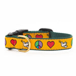 Peace Wide Dog Collar