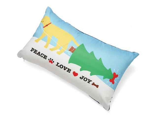 Up Country : Peace, Love, Joy Made in USA Throw Pillow