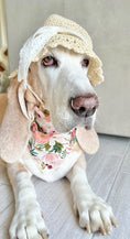 Load image into Gallery viewer, Peach Flower Bandana

