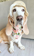 Load image into Gallery viewer, Peach Flower Bandana
